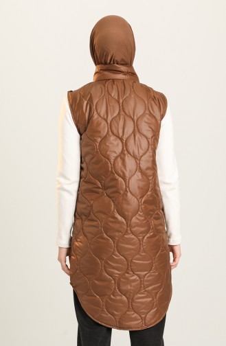 Tobacco Brown Gilet 9660-04