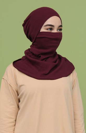 Claret red Hoofddoek 1174-05