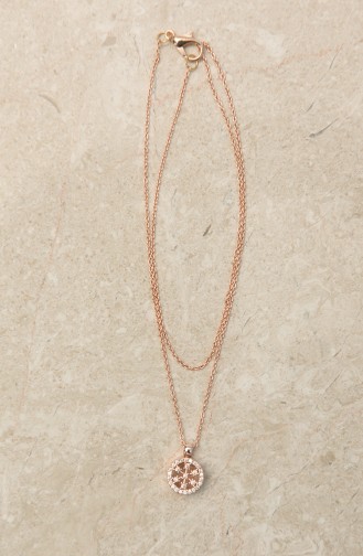 Collier Peau Rose 306-02