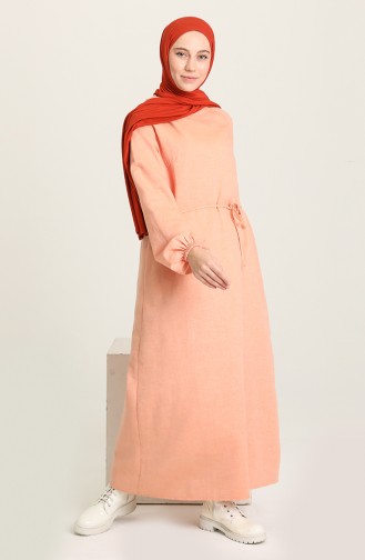 Robe Hijab Orange 1065-01