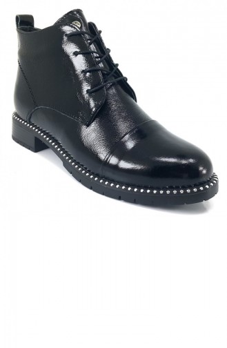 Black Boots-booties 8579