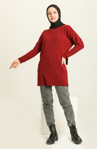 Weinrot Pullover 4389-04