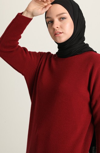 Weinrot Pullover 4389-04