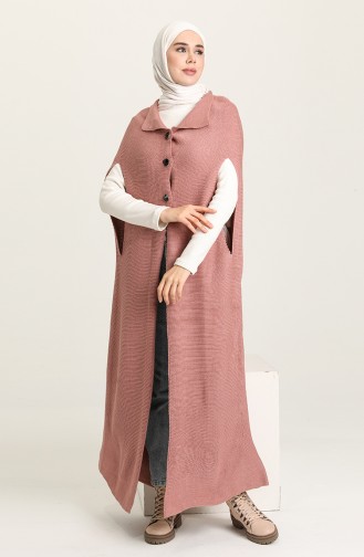 Dusty Rose Poncho 1080-06