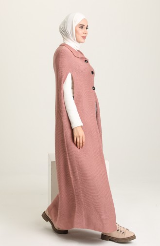 Dusty Rose Poncho 1080-06