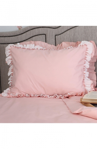 Housse de Coussin YK92N-01 Rose Blanc 92N-01