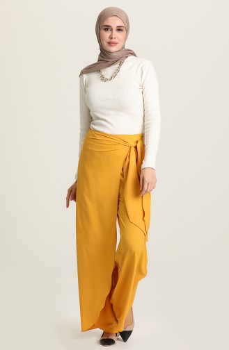 Jupe-Pantalon Jaune clair 3316-09