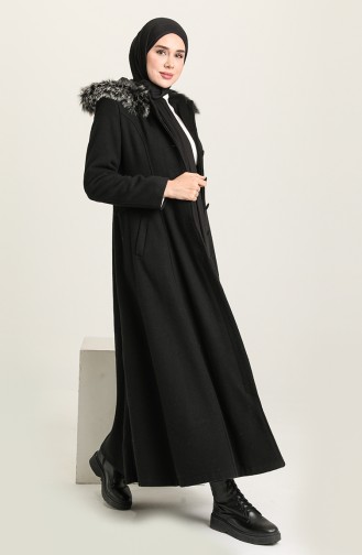 Hooded Coat 712010-01 Black 712010-01