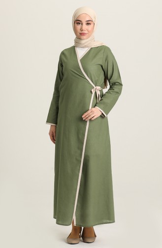 Khaki Prayer Dress 7035-03