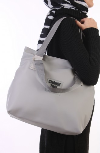 Gray Shoulder Bags 6004-02