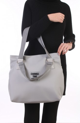 Gray Shoulder Bags 6004-02