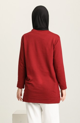 Claret Red Sweatshirt 5011-02