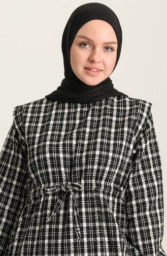 Belden Bağcıklı Elbise 22K8460-05 Beyaz