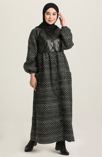 Light Gray Hijab Dress 22K8527-03