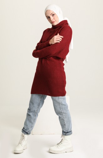 Claret Red Knitwear 9450-01