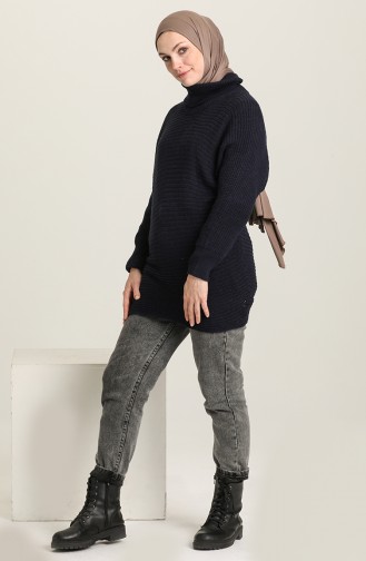 Navy Blue Knitwear 9450-05