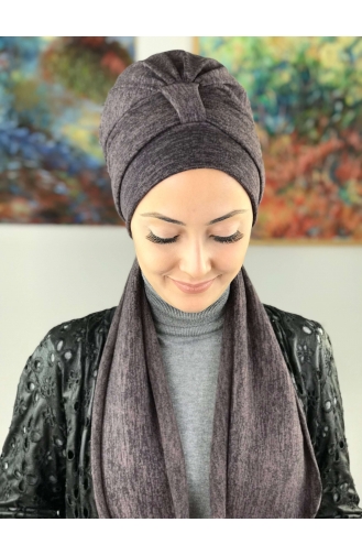 Mitte Lila Praktischer Turban 50TB12EKM-01