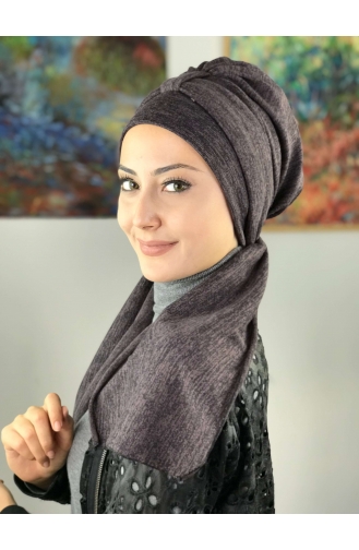 Mitte Lila Praktischer Turban 50TB12EKM-01