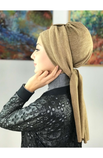 Sand Braun Praktischer Turban 50TB12EKM-02