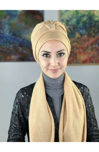 Creme Praktischer Turban 50TB12EKM-04