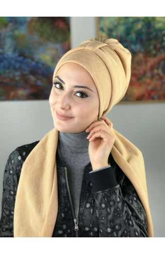 Creme Praktischer Turban 50TB12EKM-04