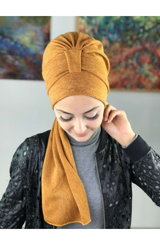 Mustard Ready to Wear Turban 53TB12EKM-01