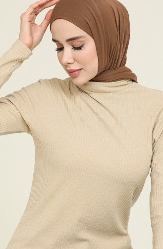 Beige Bodysuit 4010-01