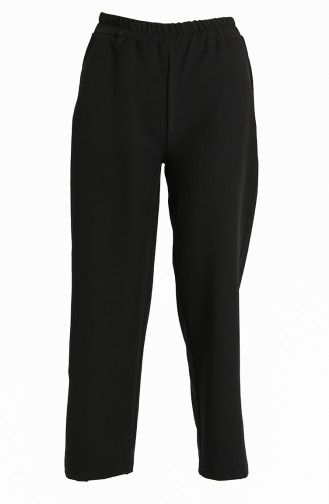 Pantalon élastique avec Poches Grande Taille 3103-05 Noir 3103-05