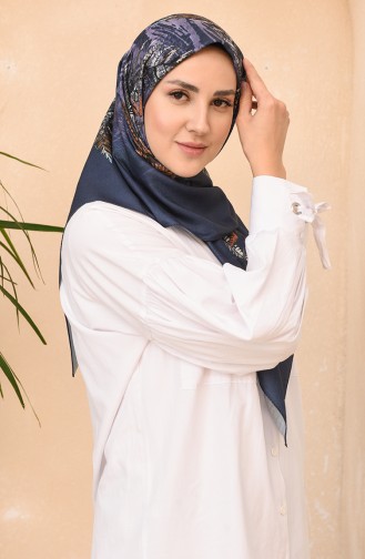 Navy Blue Scarf 5112-848-07