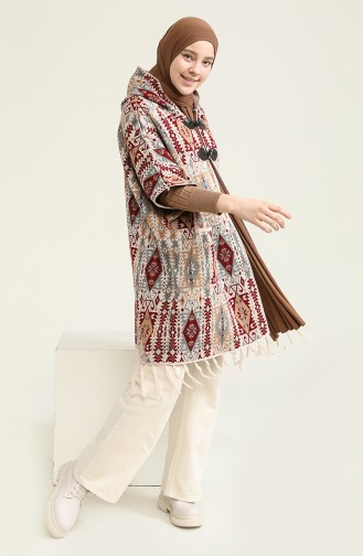 Beige Poncho 4362-01