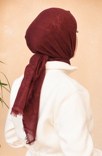 Claret Red Shawl 4433-D1-11