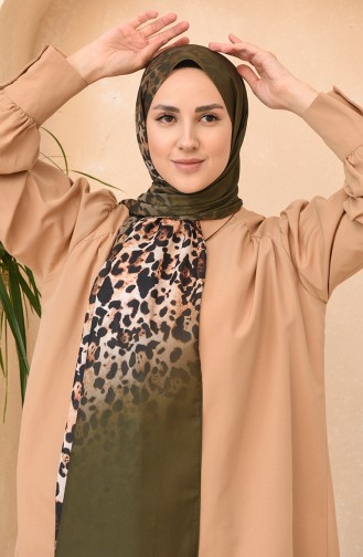 Khaki Schal 7200-08