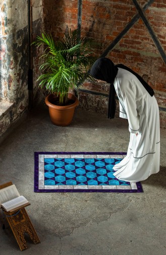 Purple Prayer Rug 106-01