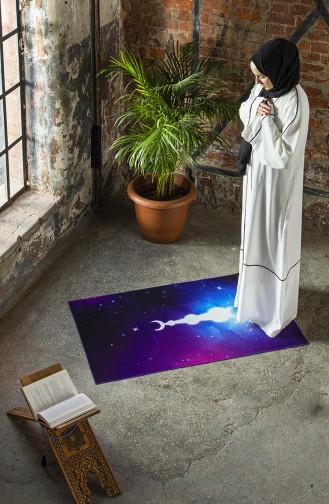 Purple Prayer Rug 112-01
