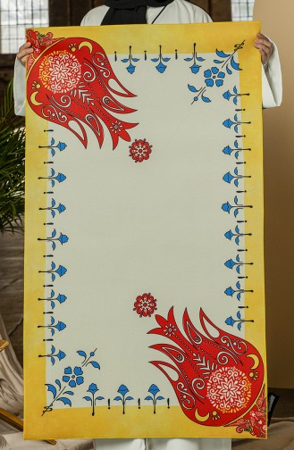 Desenli Seccade 113-01 Hardal