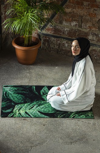 Green Prayer Rug 114-01