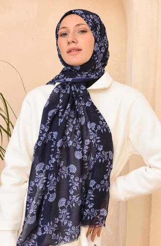 Navy Blue Shawl 665-109