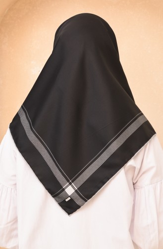 Schwarz Kopftuch 70208-02