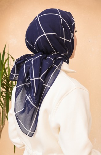 Navy Blue Hoofddoek 1064-02