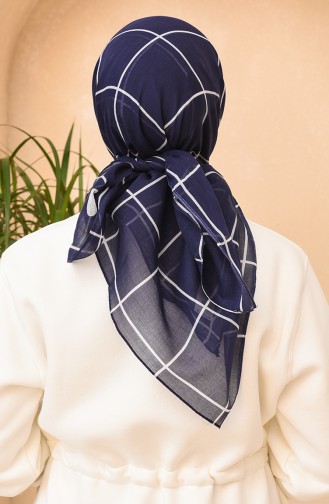 Navy Blue Scarf 1064-02