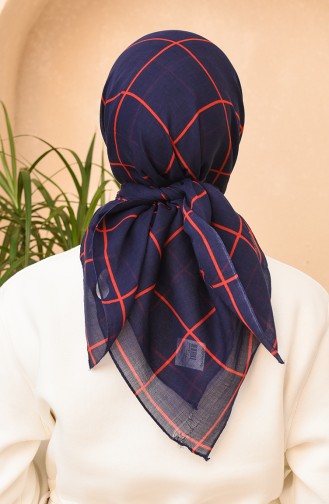 Navy Blue Hoofddoek 1064-07