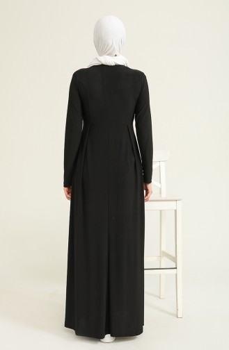 Black Hijab Dress 218383-04