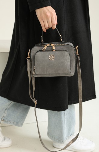 Grau Schultertasche 3561-24