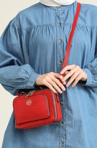 Red Shoulder Bags 3561-40