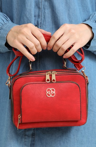 Red Shoulder Bag 3561-40