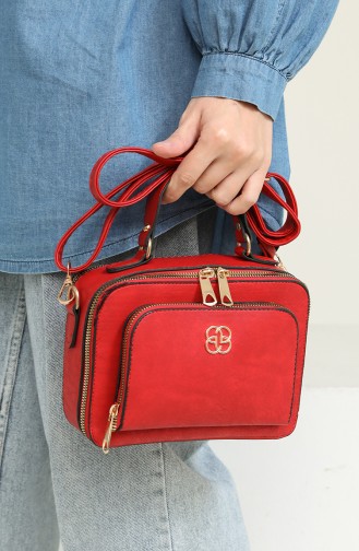 Red Shoulder Bag 3561-40