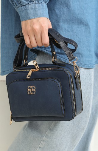 Navy Blue Shoulder Bag 3561-45