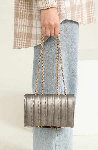 Gray Shoulder Bag 3628-24