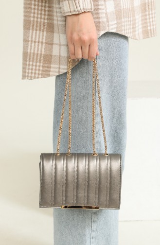 Gray Shoulder Bags 3628-24