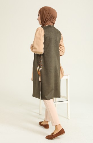 Khaki Gilet 4031A-01